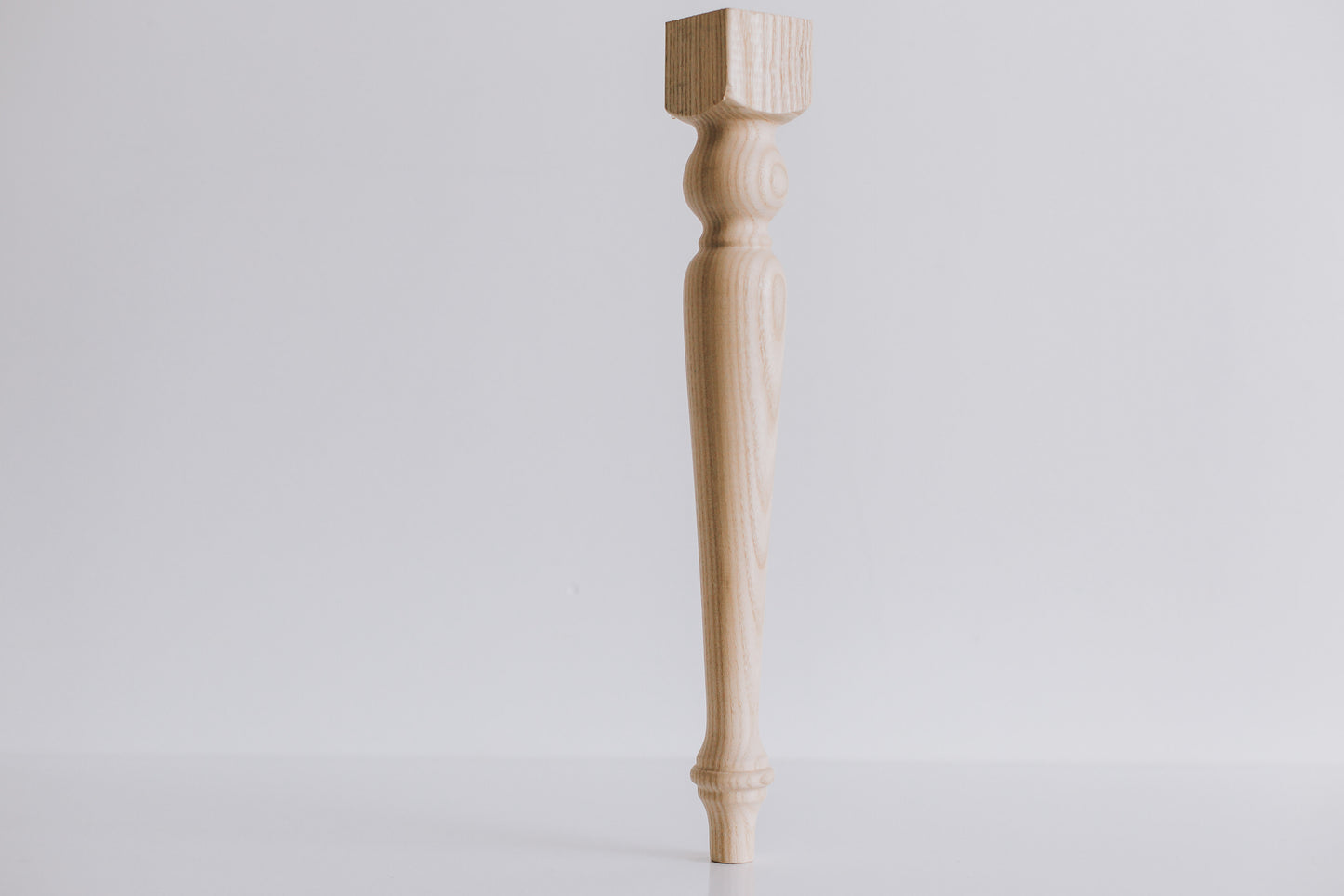 760 mm Tischmöbelbeine aus Naturholz, gedrechselte Füße zur Dekoration, Esstischbeine, Holz, unvollendet, 1 Stück