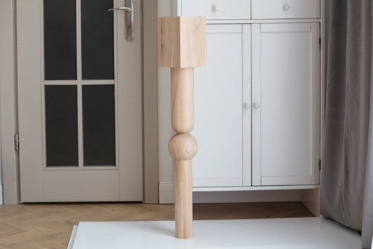 Wooden furniture leg